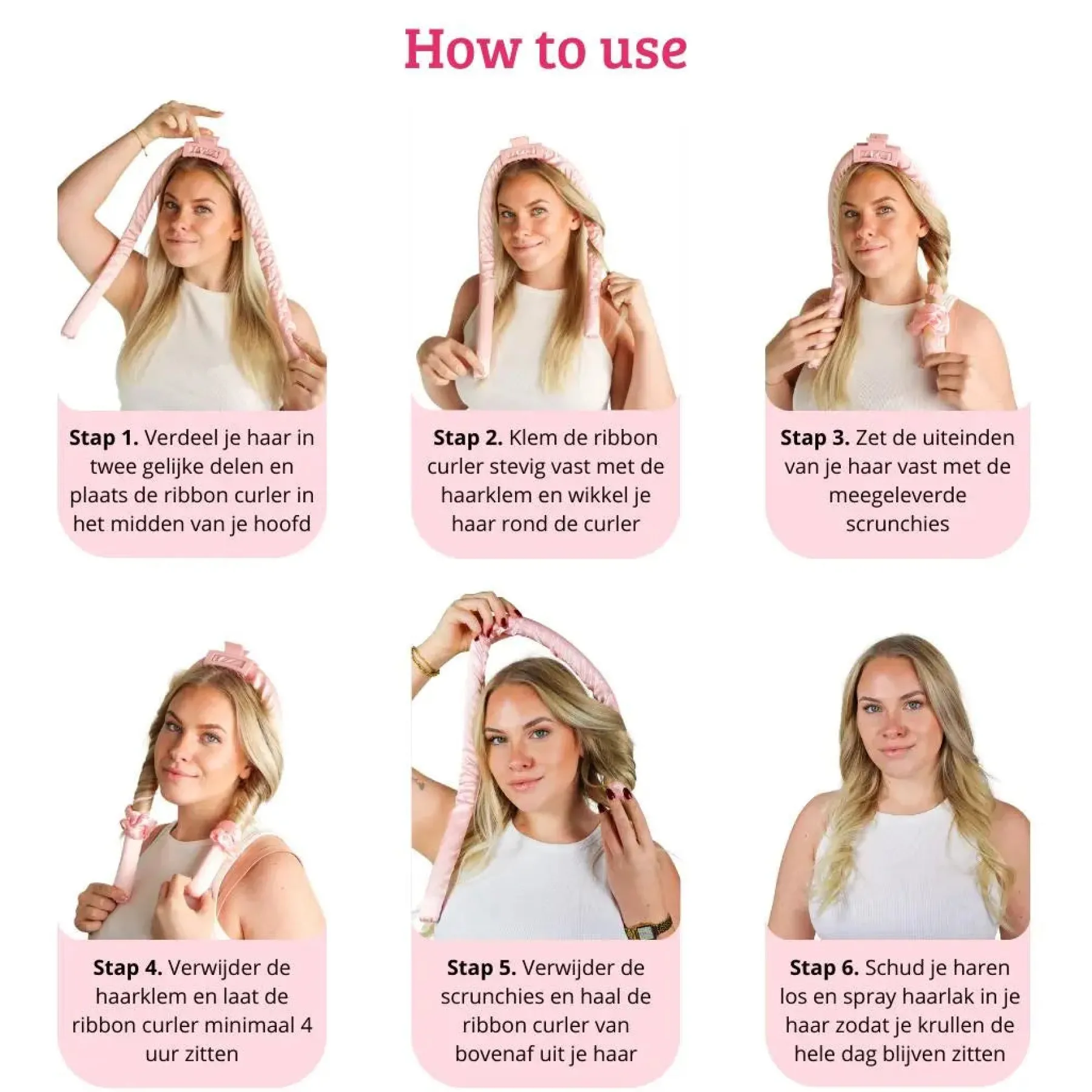 Satin Heatless Curls Haarpflege-Routinen & Sets|Lockenwickler