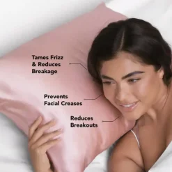 Clearance Satin Pillowcase Blush Kopfkissenbezüge|Healthy Hair Methode