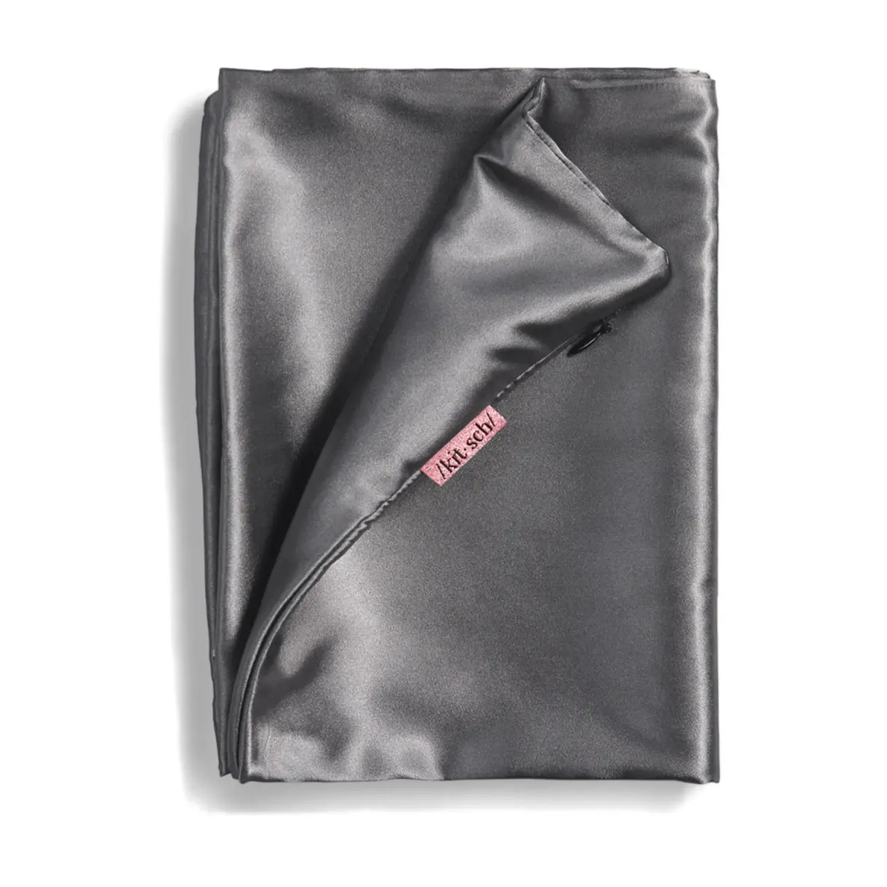 Satin Pillowcase Charcoal Kopfkissenbezüge|Kopfkissenbezüge