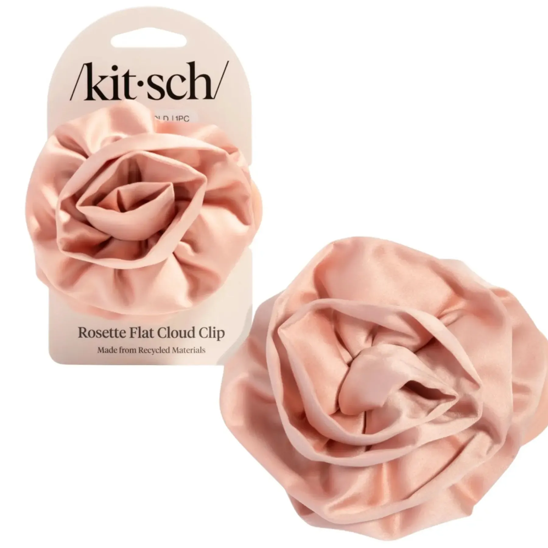 Online Satin Rosette Flat Cloud Clip Terracotta Haarspangen & -Clips