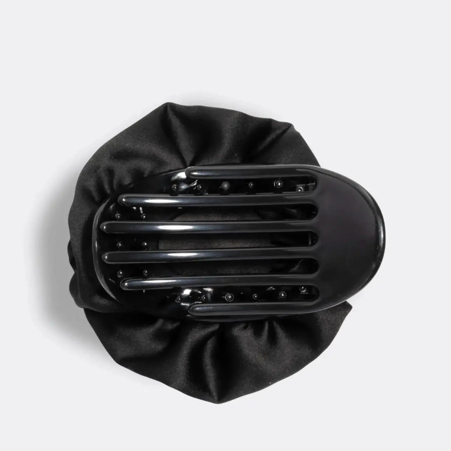 Clearance Satin Rosette Flat Cloud Clip Black Haarspangen & -Clips