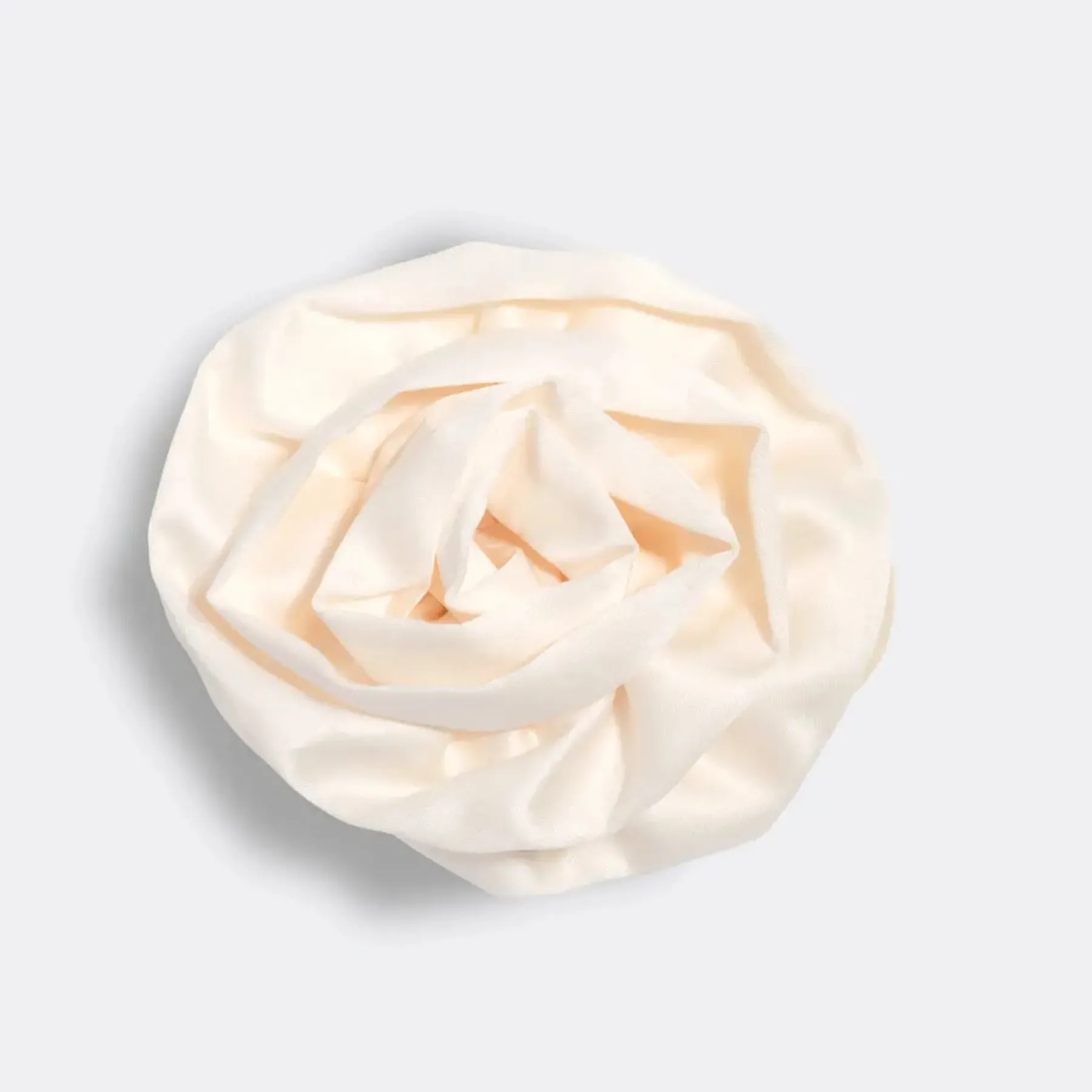 Discount Satin Rosette Flat Cloud Clip Cream Haarspangen & -Clips
