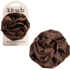 Best Satin Rosette Flat Cloud Clip Chocolate Haarspangen & -Clips