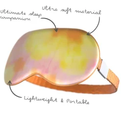 Discount Satin Sleep Mask Orange Tye Dye Schlafmasken