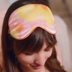 Discount Satin Sleep Mask Orange Tye Dye Schlafmasken