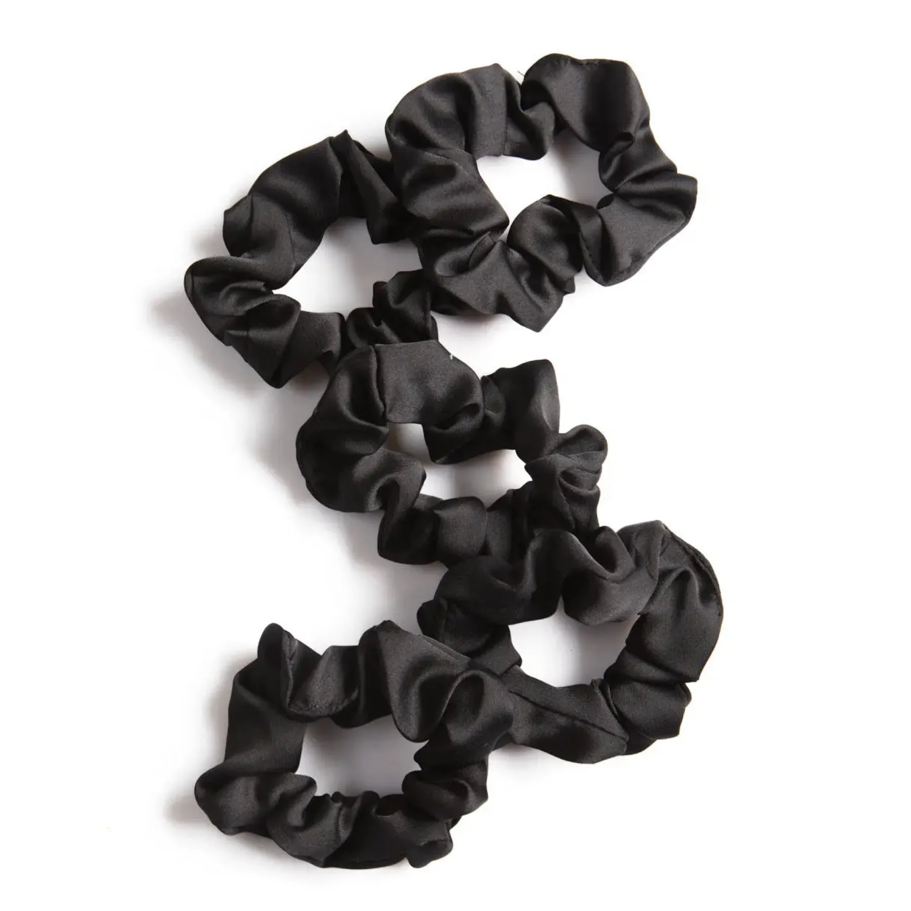 Outlet Satin Sleep Scrunchies Black Haarpflege-Routinen & Sets|Haarprobleem