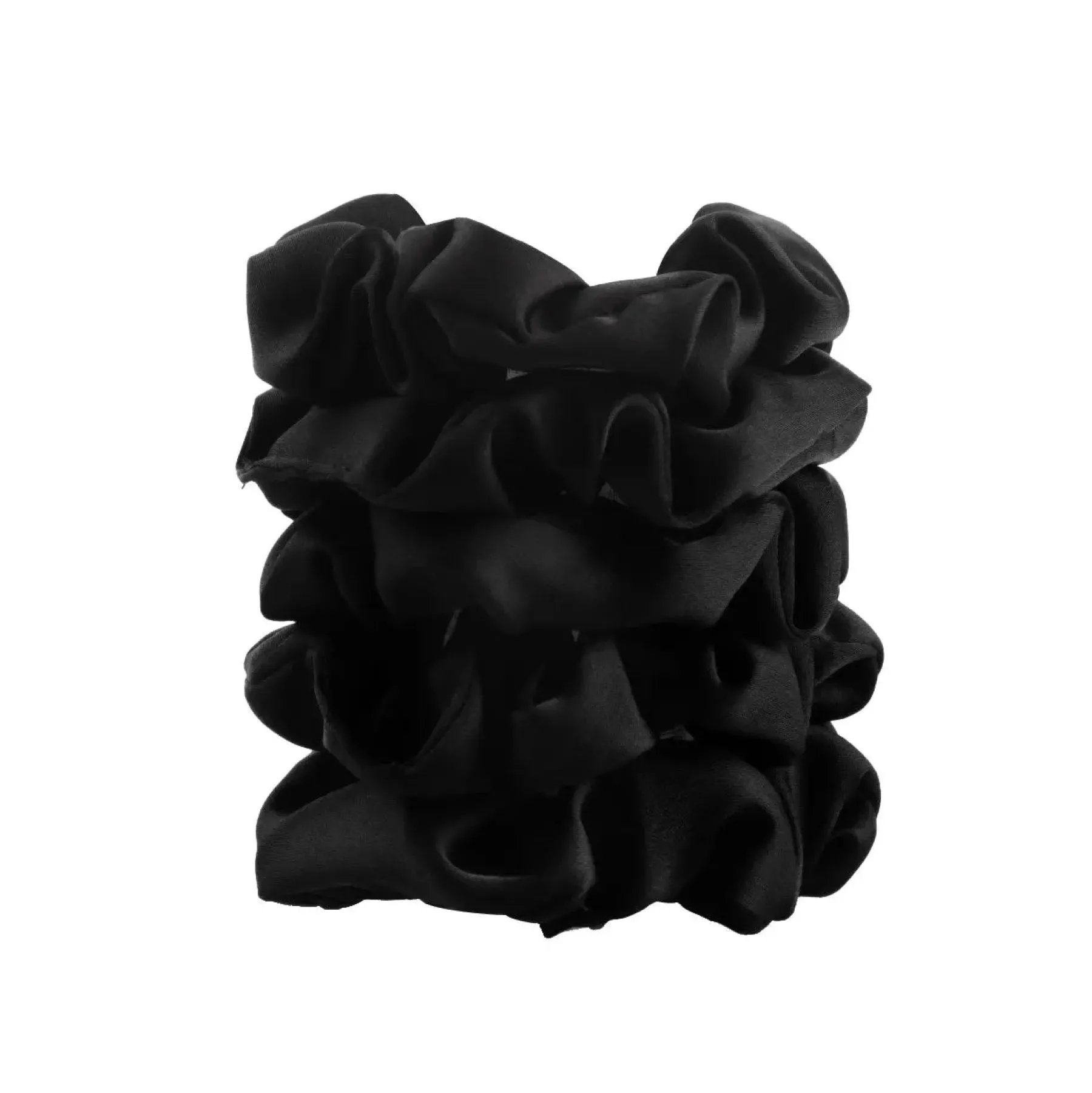Outlet Satin Sleep Scrunchies Black Haarpflege-Routinen & Sets|Haarprobleem