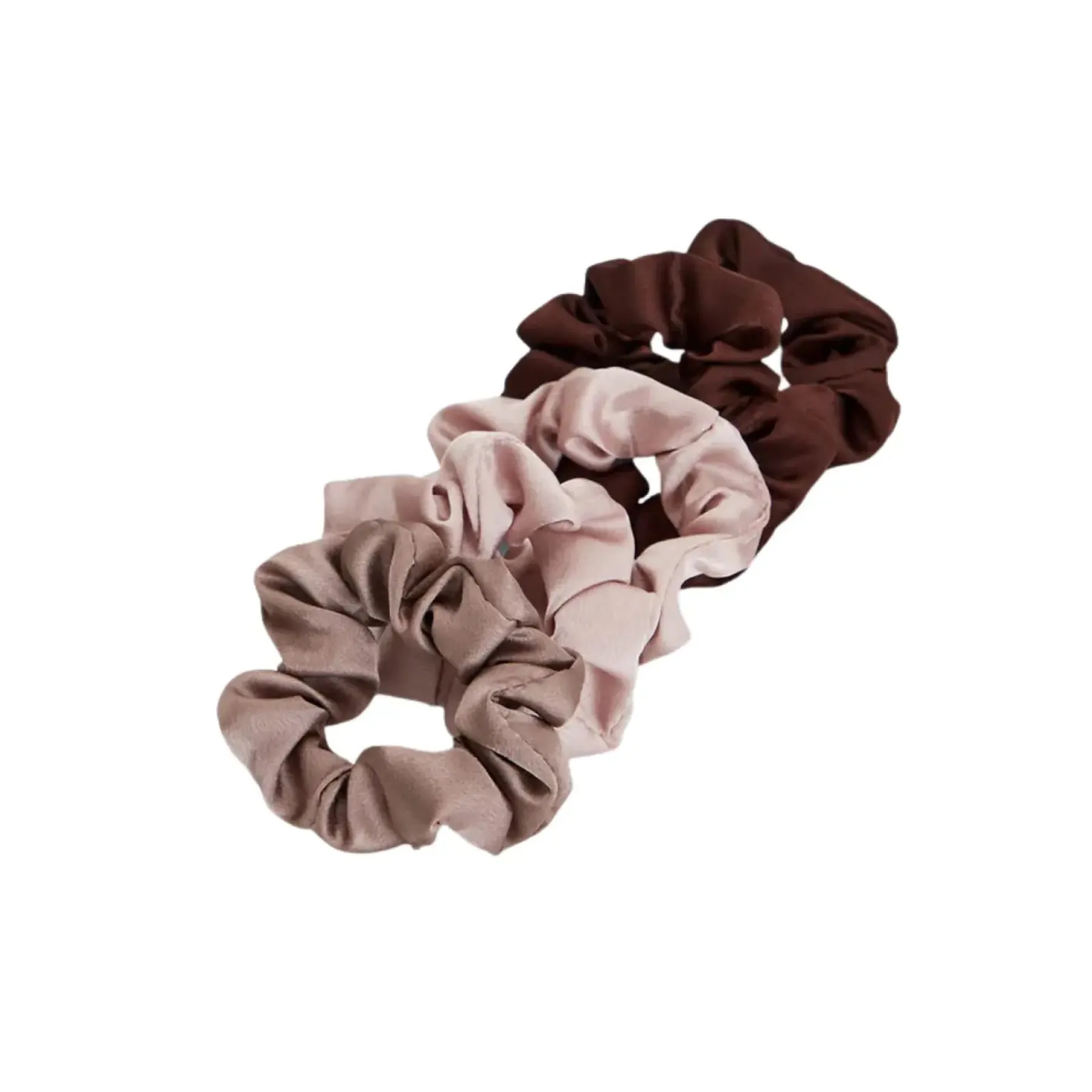 New Satin Sleep Scrunchies 5pc Set Cameo Hair Growth|Haarprobleem