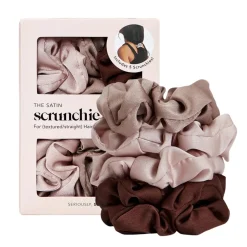 New Satin Sleep Scrunchies 5pc Set Cameo Hair Growth|Haarprobleem