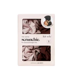 New Satin Sleep Scrunchies 5pc Set Cameo Hair Growth|Haarprobleem