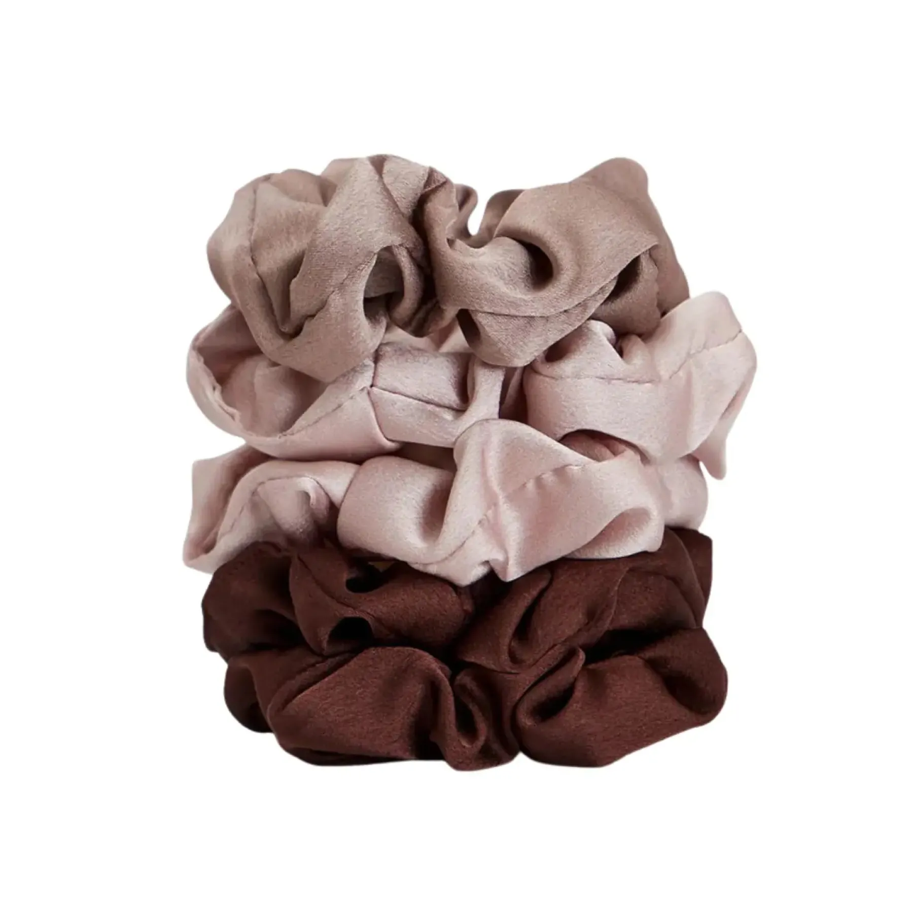 New Satin Sleep Scrunchies 5pc Set Cameo Hair Growth|Haarprobleem