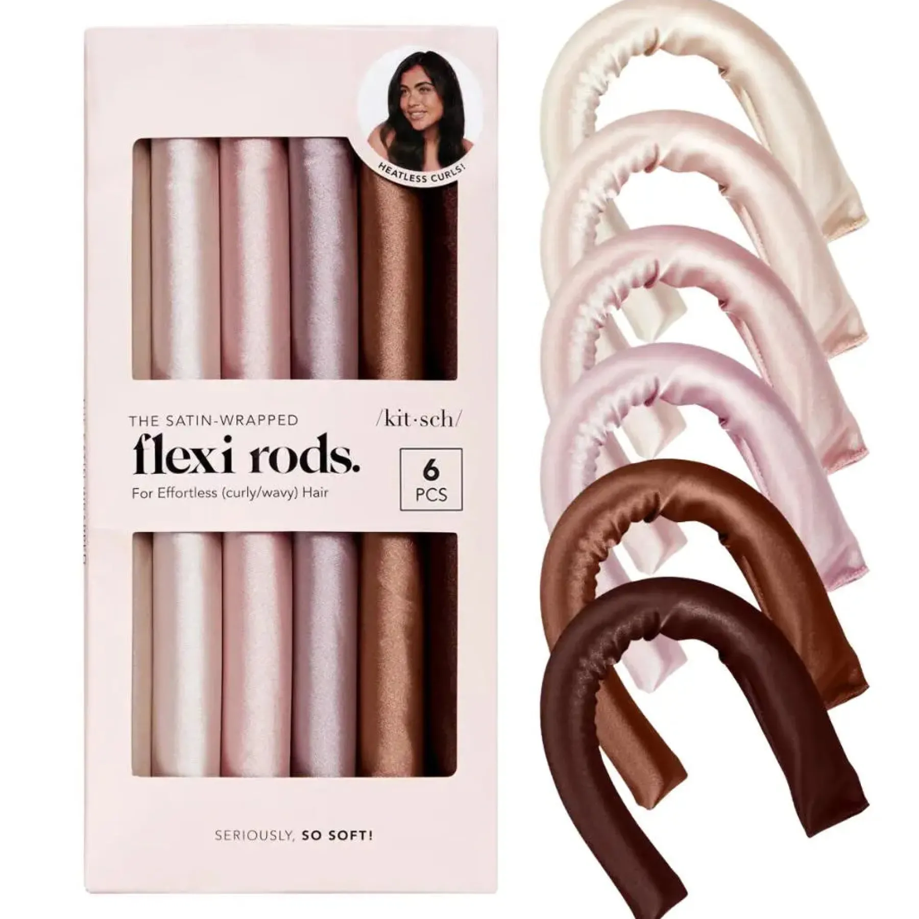 Outlet Satin Wrapped Flexi Rods Rosewood Vegane Haarpflege|Wedding Makeup