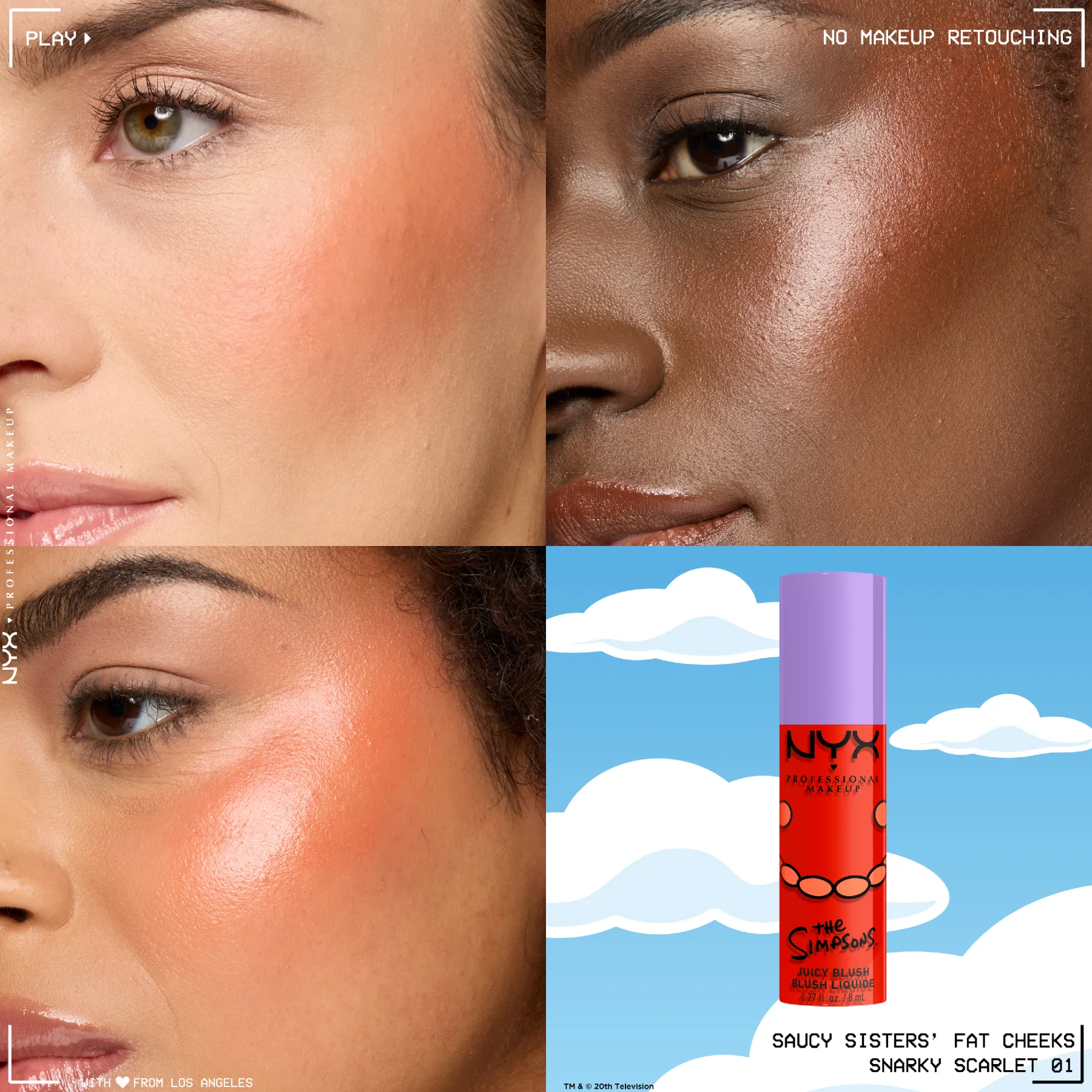 Saucy Sisters Juicy Liquid Blush Selma Snarky Scarlet Rouge