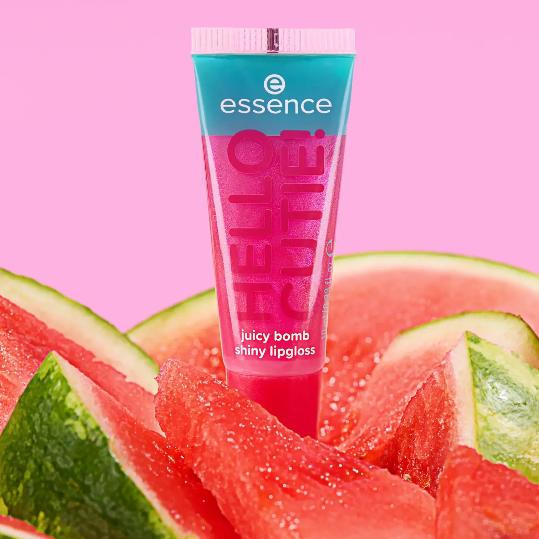 Online Say It With Juicy Hello Cutie! Juicy Bomb Shiny Lipgloss 02 Witty Watermelon Lipgloss|Veganer Lipgloss