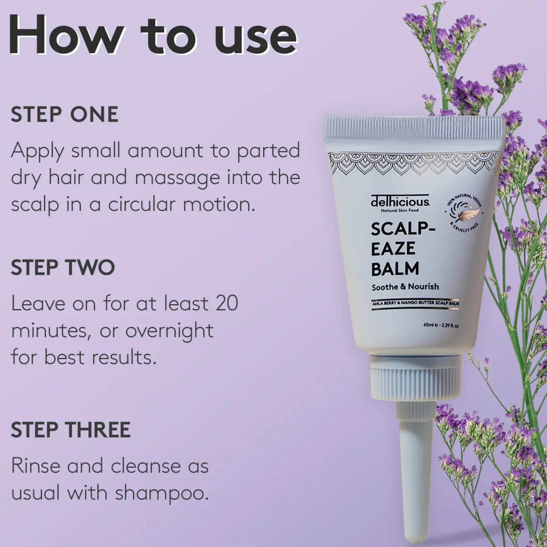 Outlet Scalp-Eaze Scalp Balm Amla Berry & Mango Butter Hair Growth|11 Schritte Haarpflege Routine