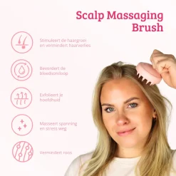 Hot Scalp Massaging Brush Hair Growth|11 Schritte Haarpflege Routine