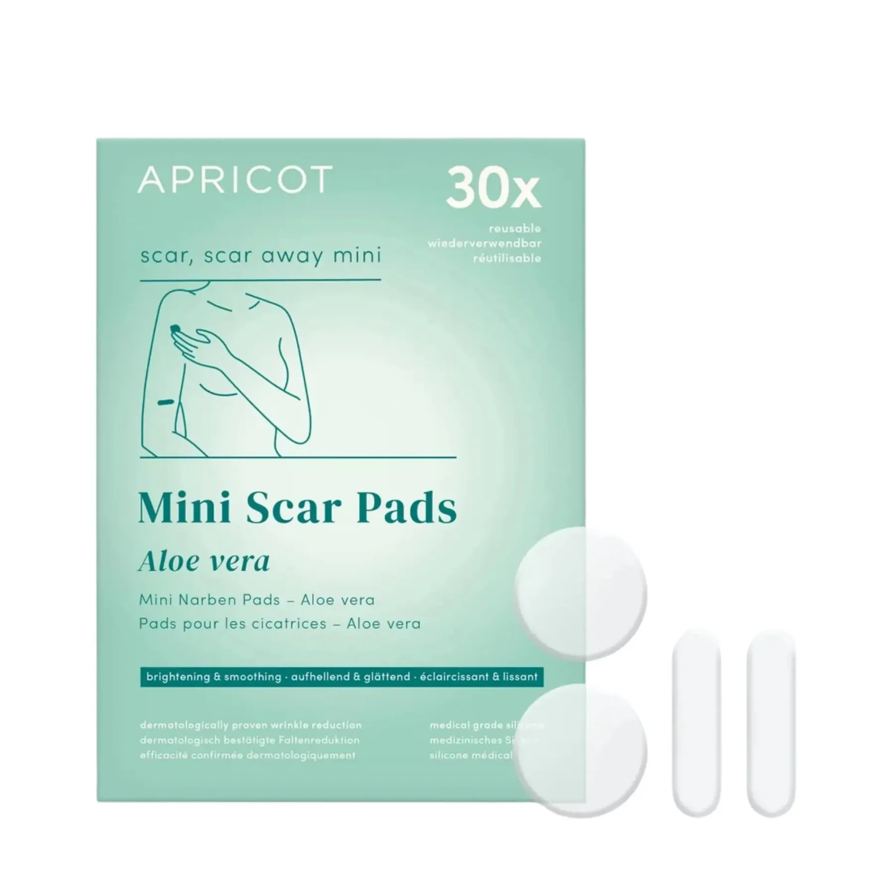 Best Scar Pads Aloe Vera Mini Hauptzutat|Vegan Pflege