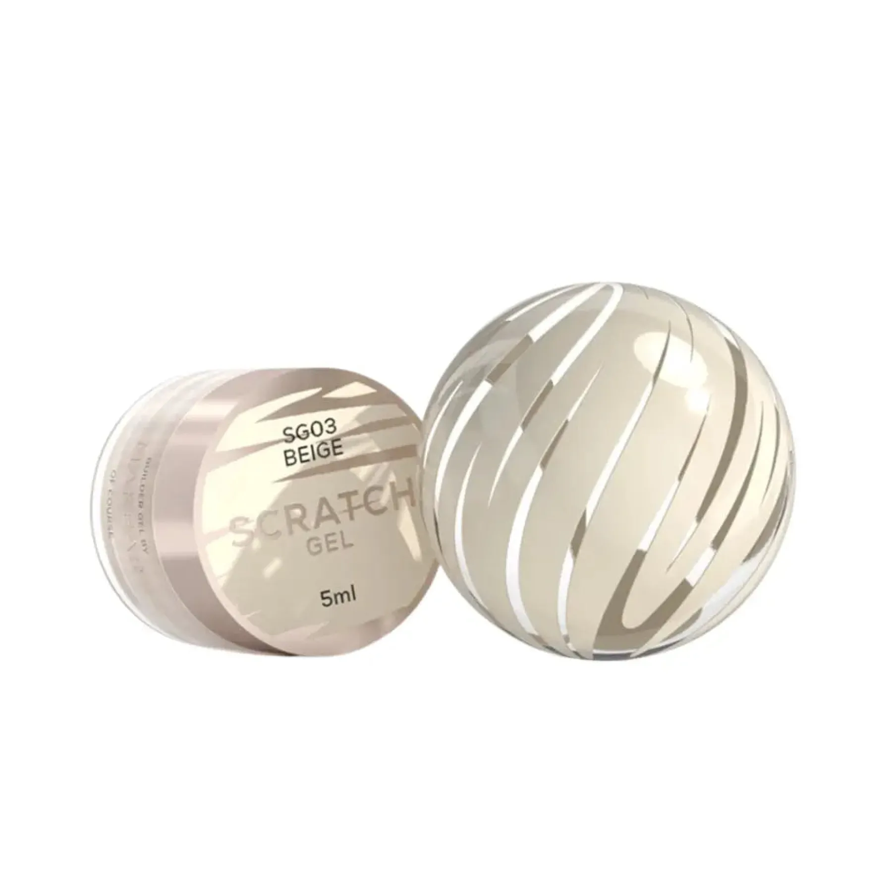 New Scratch Gel Beige Veganer Nagellack|Nagelkunst