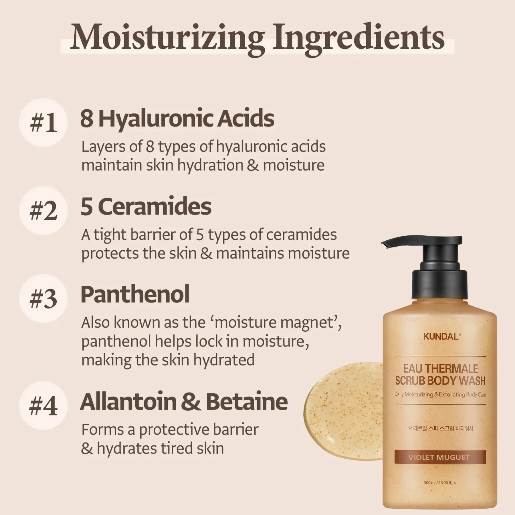 Discount Scrub Body Wash Violet Muguet Everything Shower|Hauptzutat