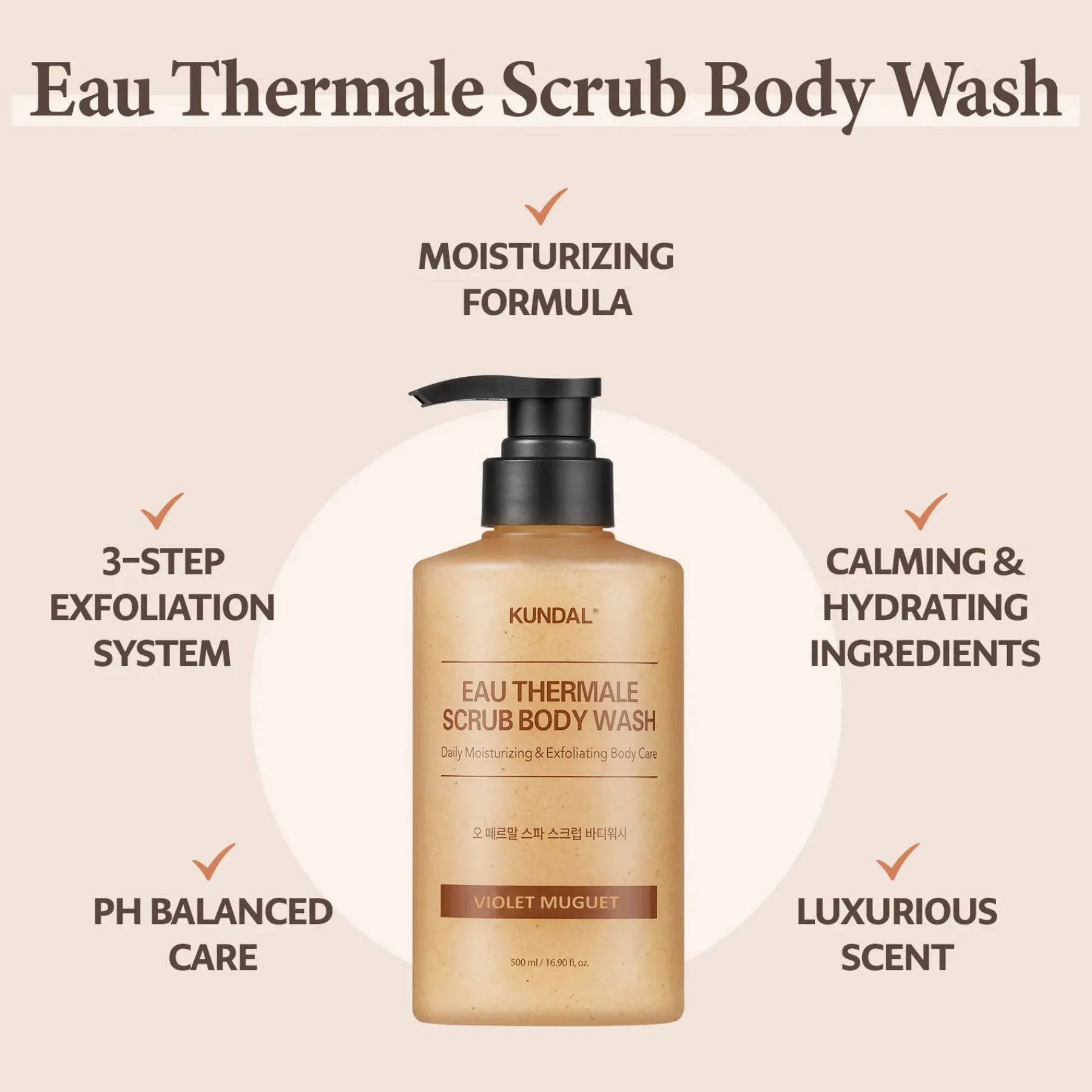 Discount Scrub Body Wash Violet Muguet Everything Shower|Hauptzutat