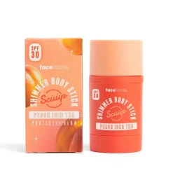Hot Scuup Peach Iced Tea SPF30 Shimmer Body Stick Everything Shower|Spf