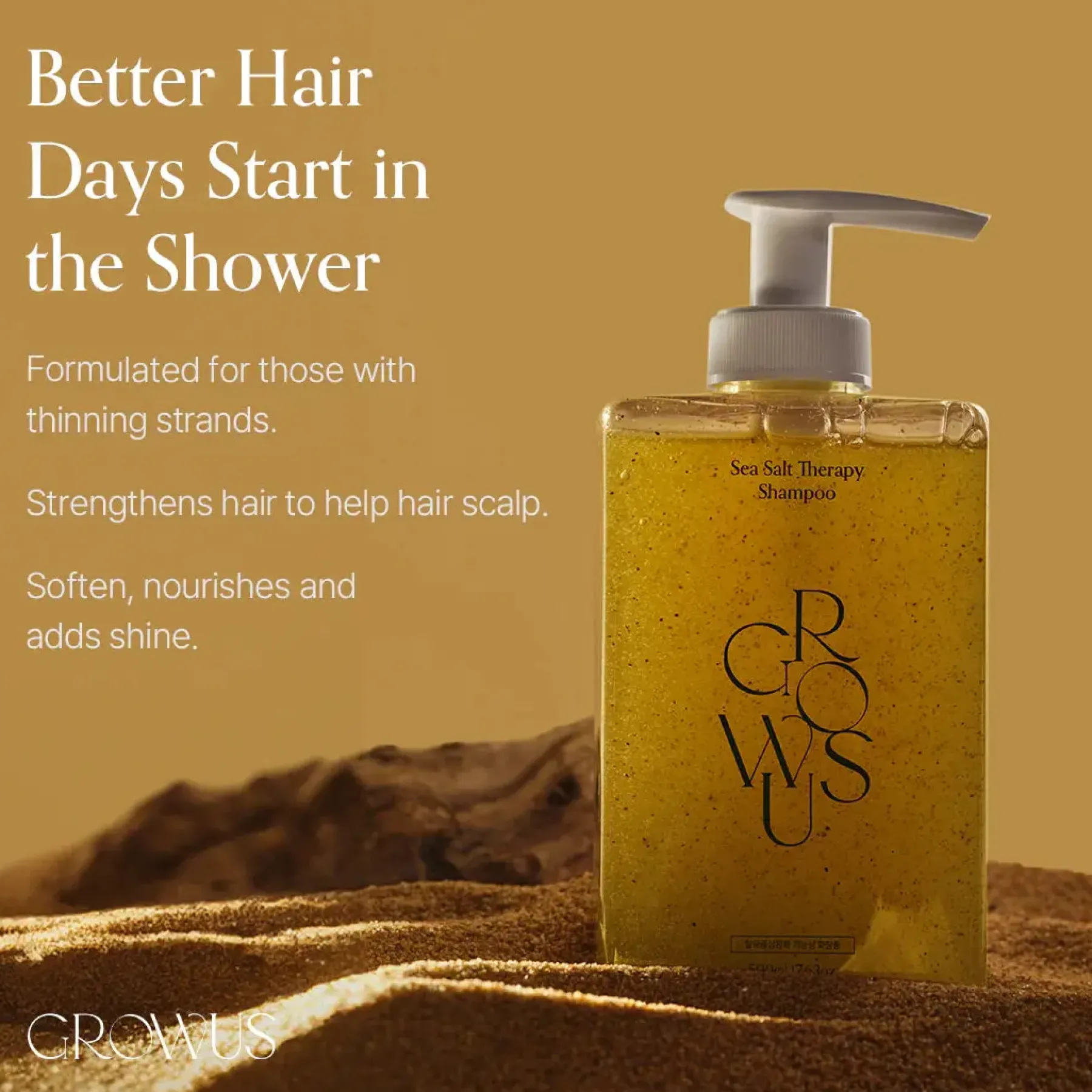 Outlet Sea Salt Therapy Shampoo Hair Growth|Korean Haarpflege