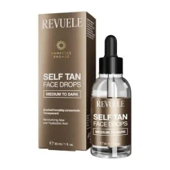 Sale Self Tan Face Drops Medium To Dark Vegan Tanning