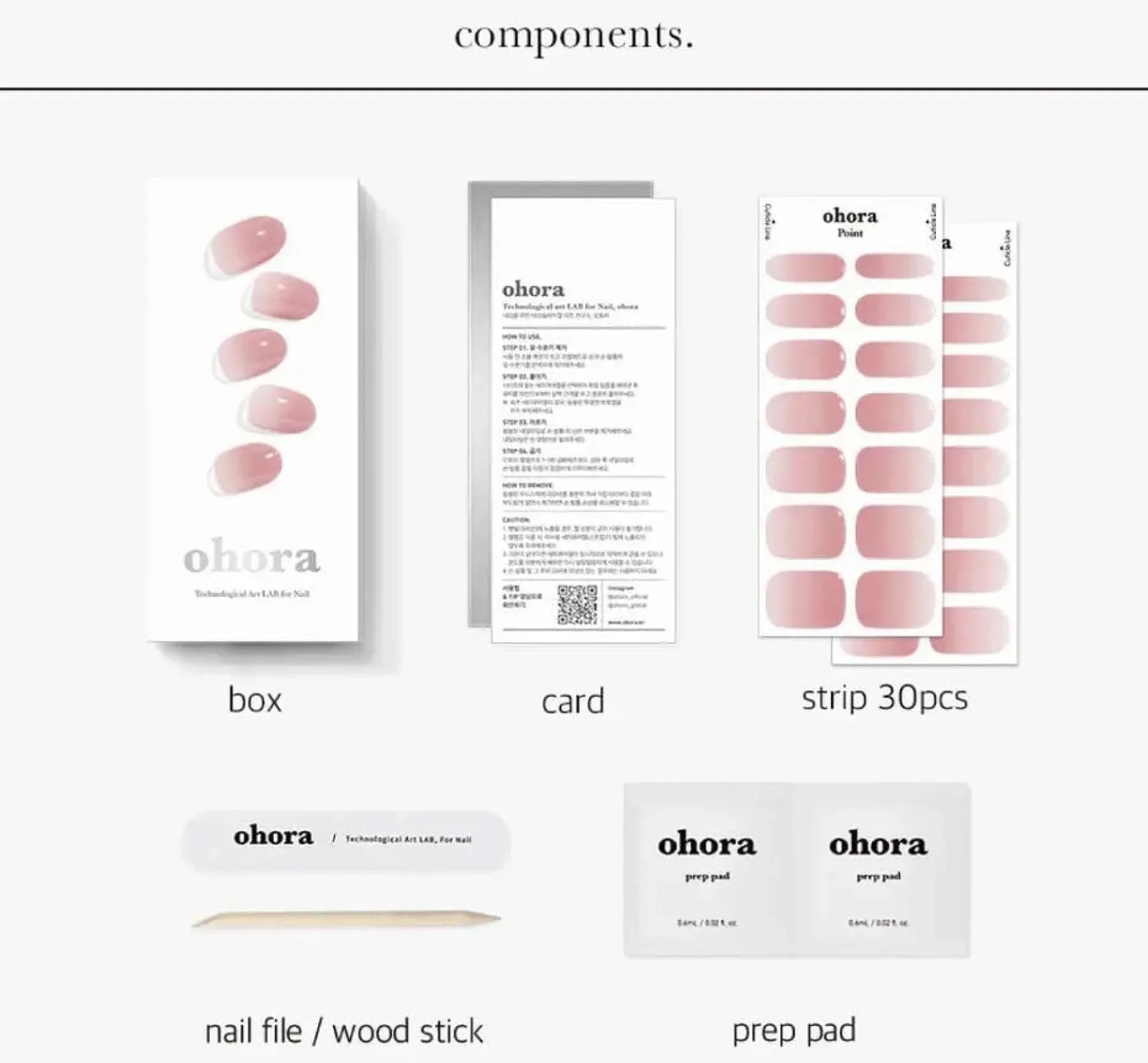 Online Semi Cured Gel Nail Strips Milk Rose 3. Nail Wraps|Korean Nails