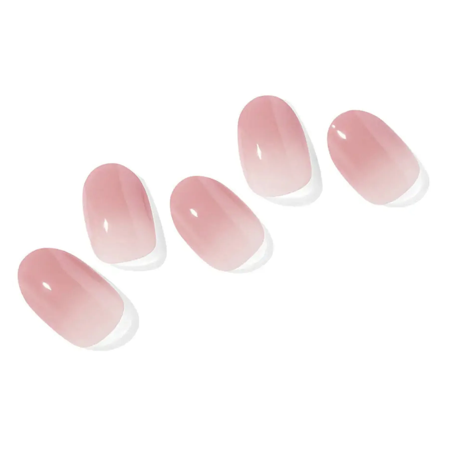 Online Semi Cured Gel Nail Strips Milk Rose 3. Nail Wraps|Korean Nails