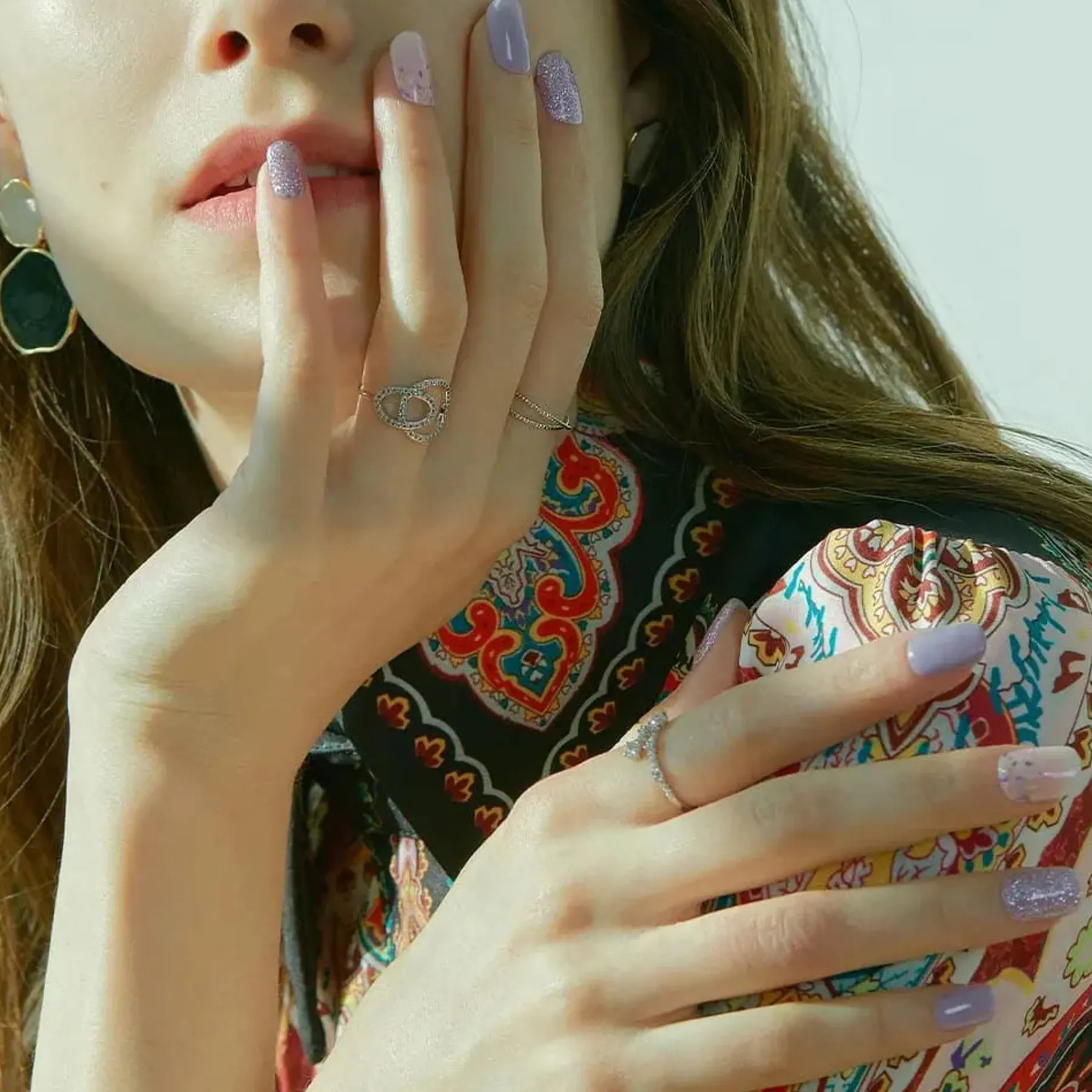 Discount Semi Cured Gel Nail Strips N Afterglow 3. Nail Wraps|Korean Nails