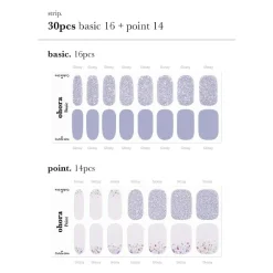 Discount Semi Cured Gel Nail Strips N Afterglow 3. Nail Wraps|Korean Nails