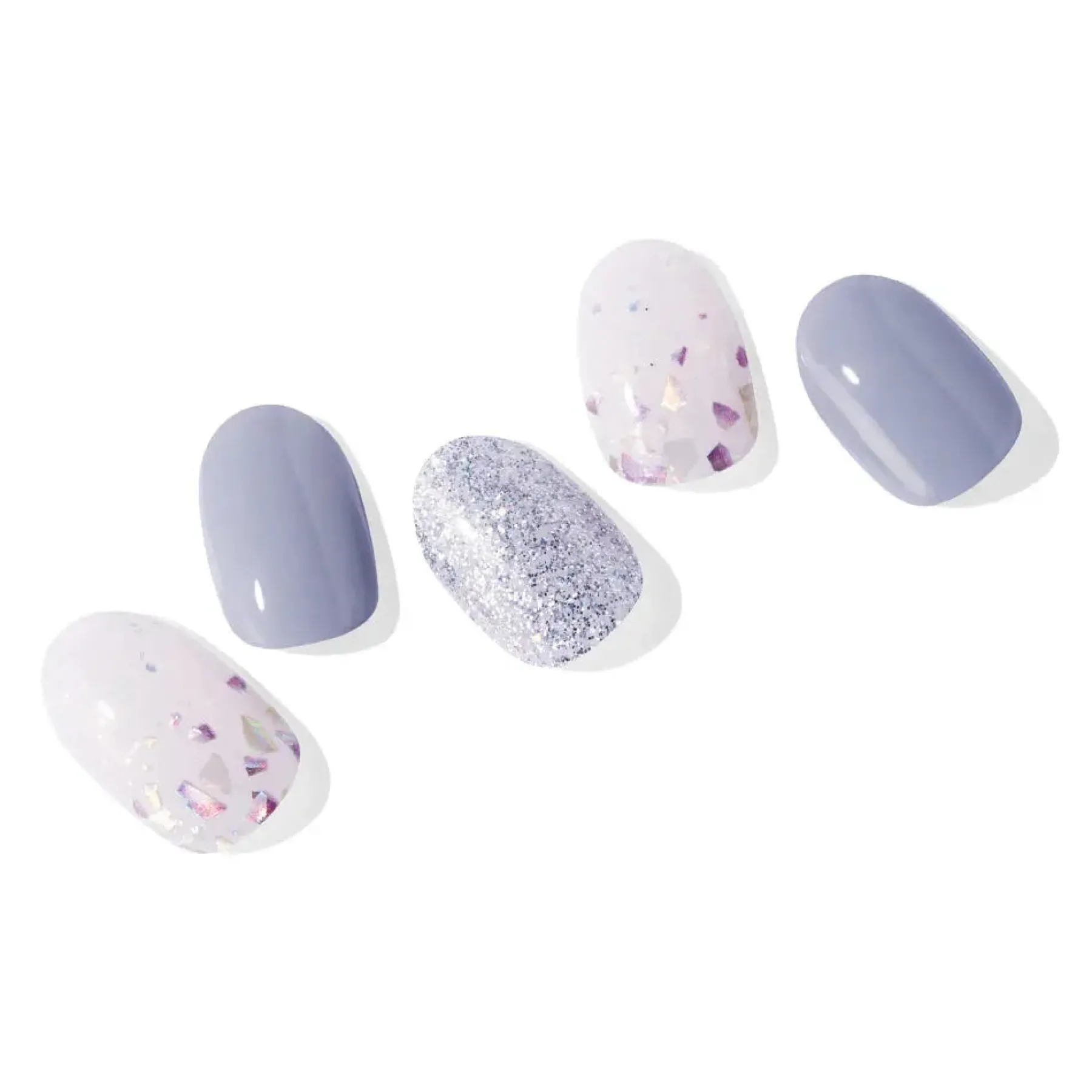 Discount Semi Cured Gel Nail Strips N Afterglow 3. Nail Wraps|Korean Nails