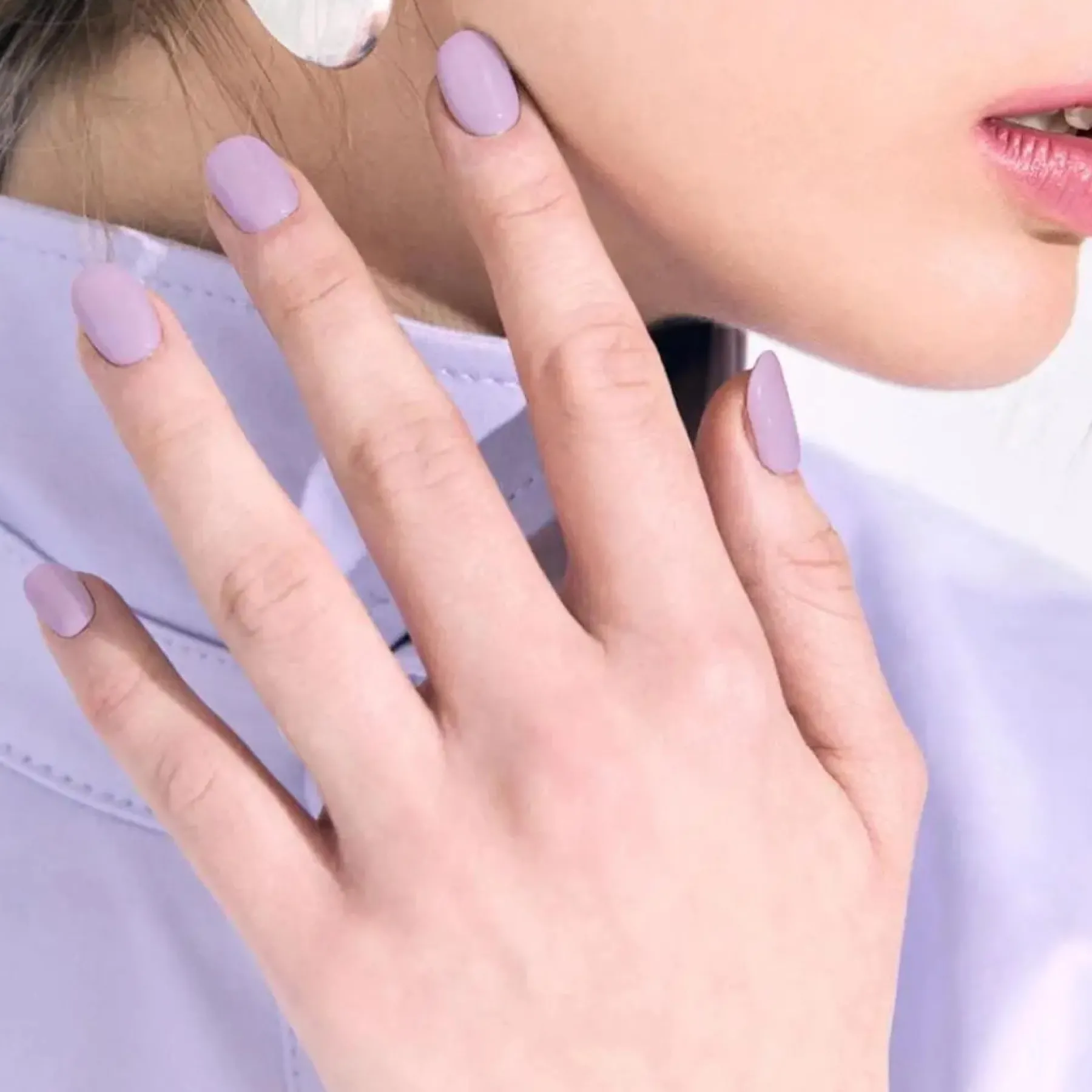 Sale Semi Cured Gel Nail Strips N Blueberry Jam 3. Nail Wraps|Korean Nails