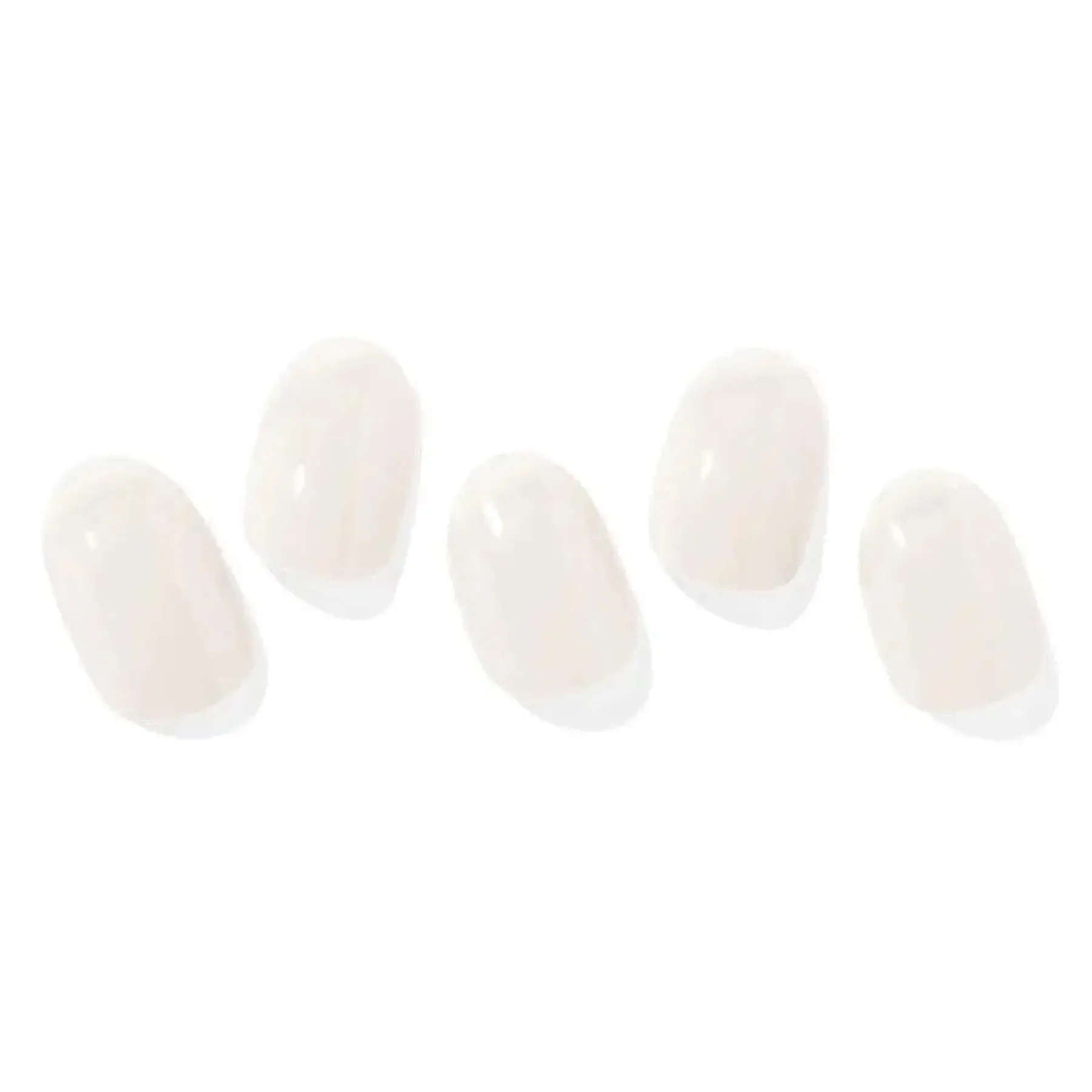 Semi Cured Gel Nail Strips N Cream Cotton 3. Nail Wraps|Korean Nails