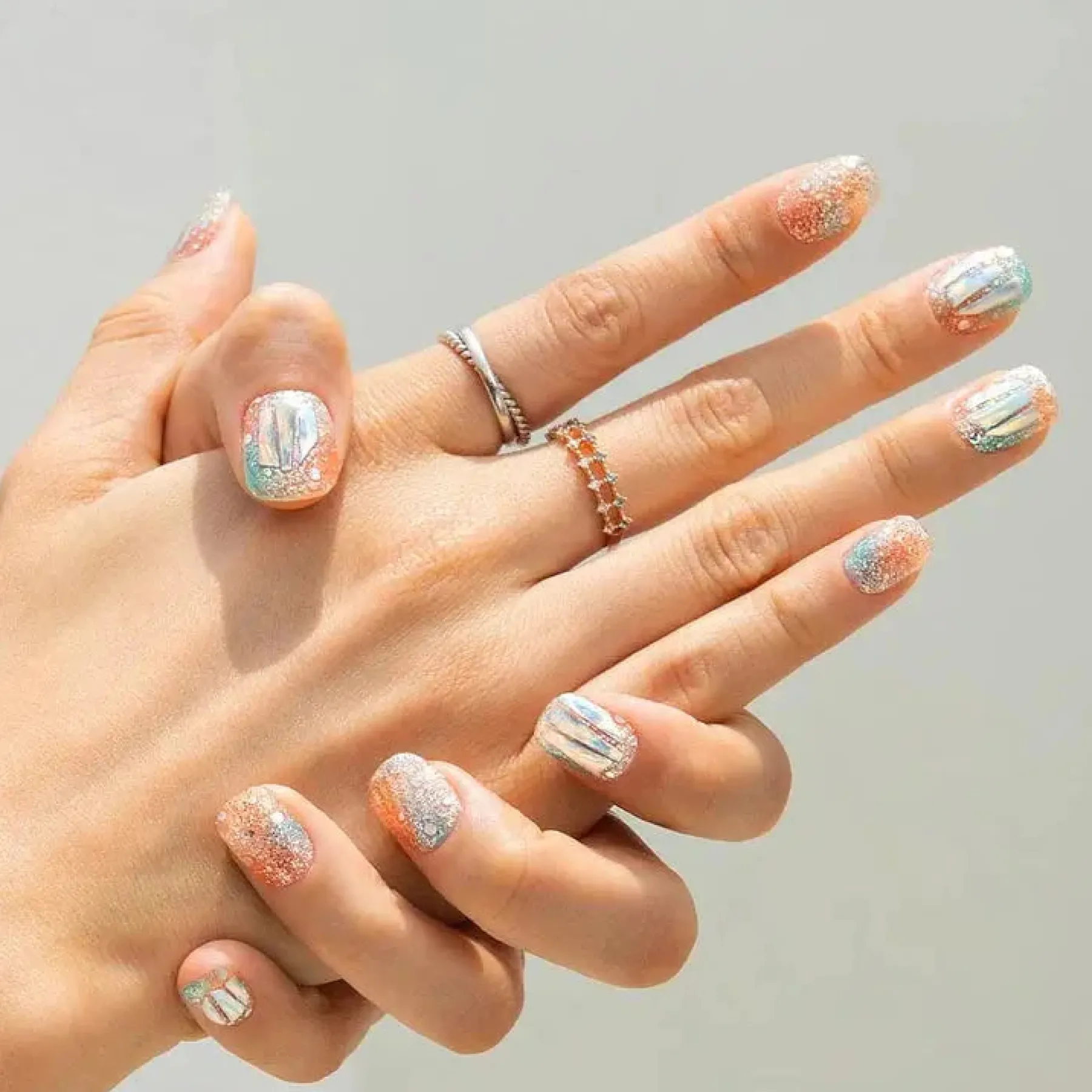 New Semi Cured Gel Nail Strips N Newtro No.1 3. Nail Wraps|Korean Nails
