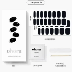 Outlet Semi Cured Gel Nail Strips N Onyx 3. Nail Wraps|Korean Nails