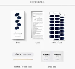 Outlet Semi Cured Gel Nail Strips N Polaris 3. Nail Wraps|Korean Nails