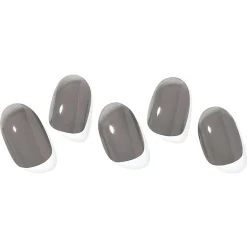 Clearance Semi Cured Gel Nail Strips N Tint Black 3. Nail Wraps|Korean Nails