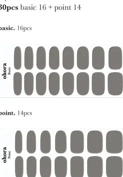 Clearance Semi Cured Gel Nail Strips N Tint Black 3. Nail Wraps|Korean Nails