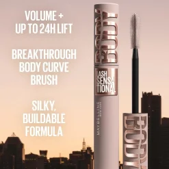 Outlet Sensational Body Mascara Waterproof Black Mascara