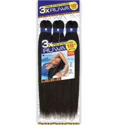 Hot Sensationnel Pre-Stretched 18" Braiding Hair Curly & Coily Accessories|Perücken & Extensions