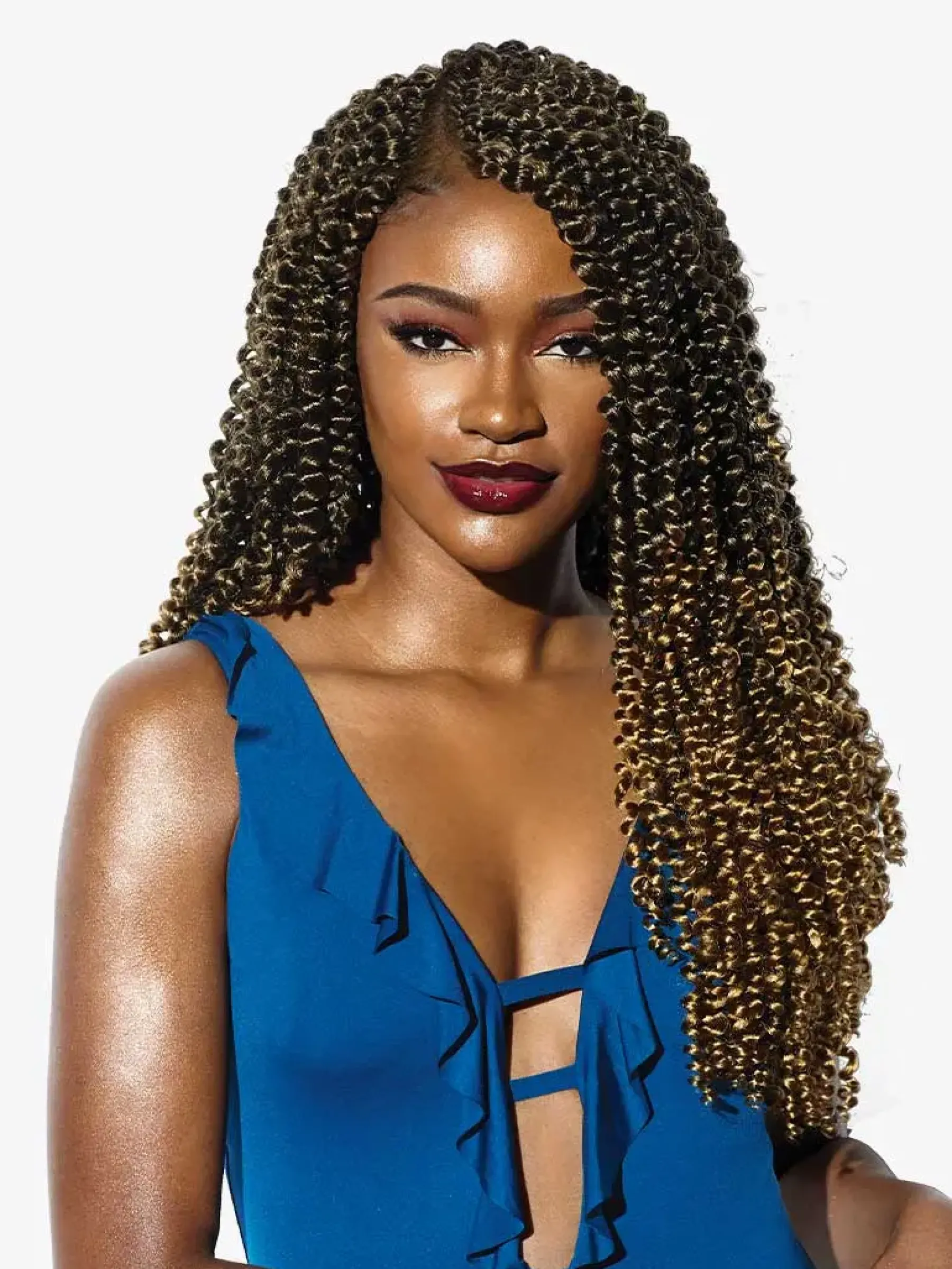 Hot Sensationnel Pre-Stretched 18" Braiding Hair Curly & Coily Accessories|Perücken & Extensions