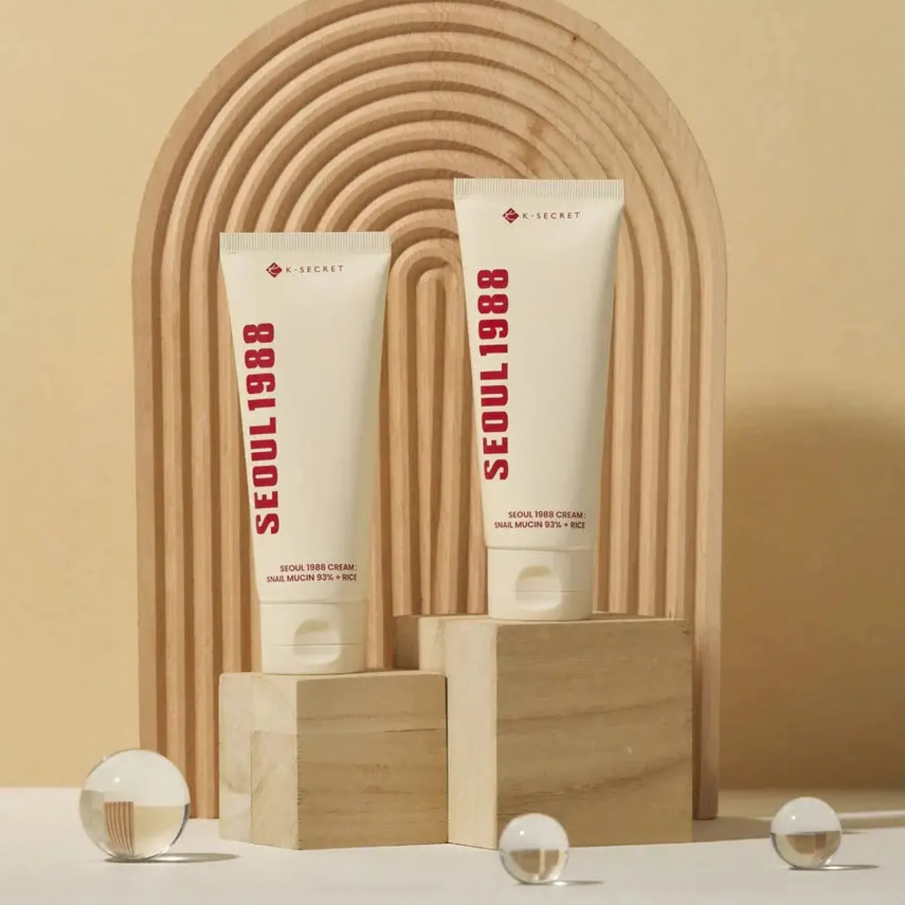 Outlet Seoul 1988 Cream: Snail Mucin 93% + Rice Feuchtigkeitscremes|Hauptzutat