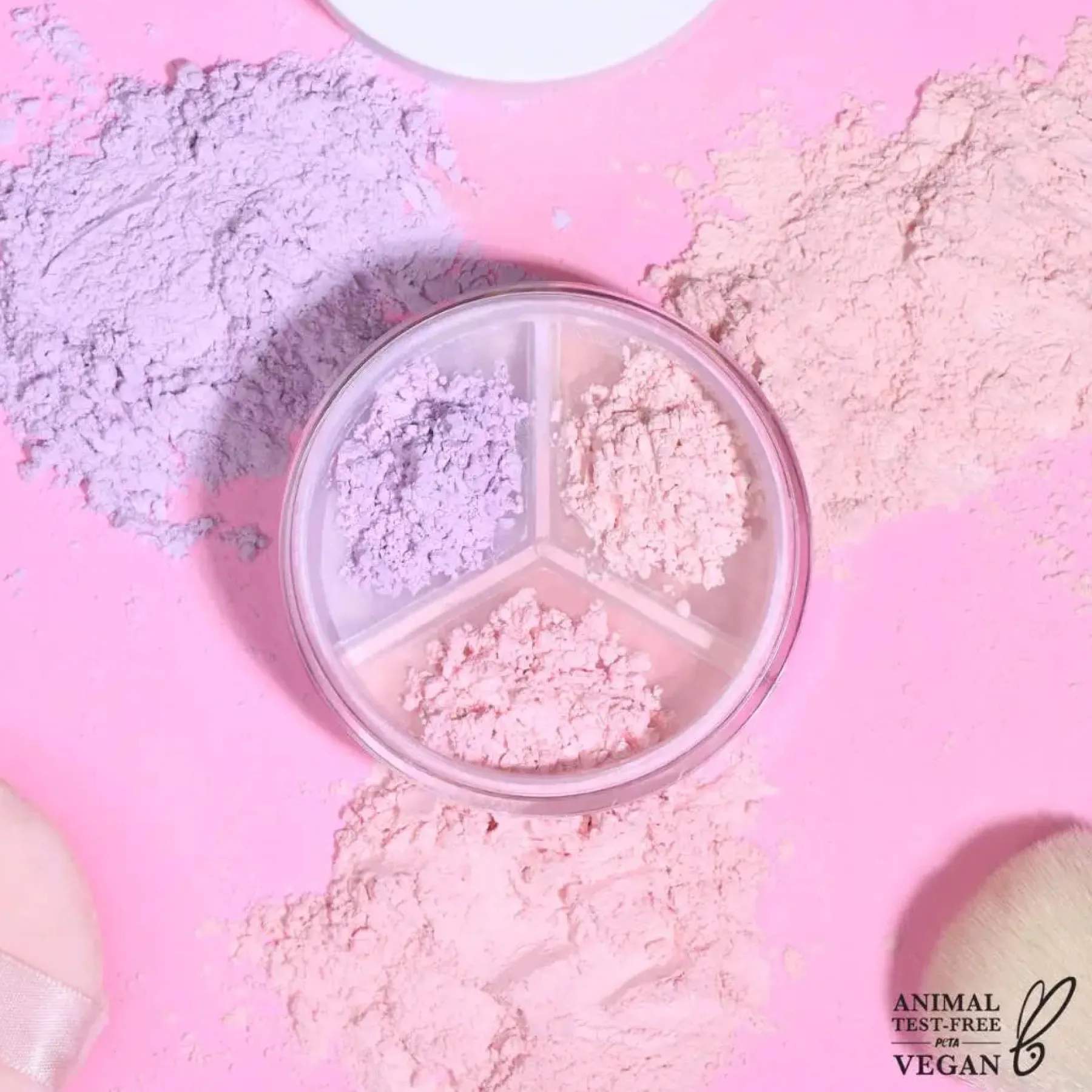 Hot Set & Correct Loose Setting Powder 005 Rose Pink Make-Up Puder|Vegane Makeup Puder