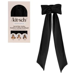 Outlet Set & Flow Heatless Curling Headband Black Haarprobleem