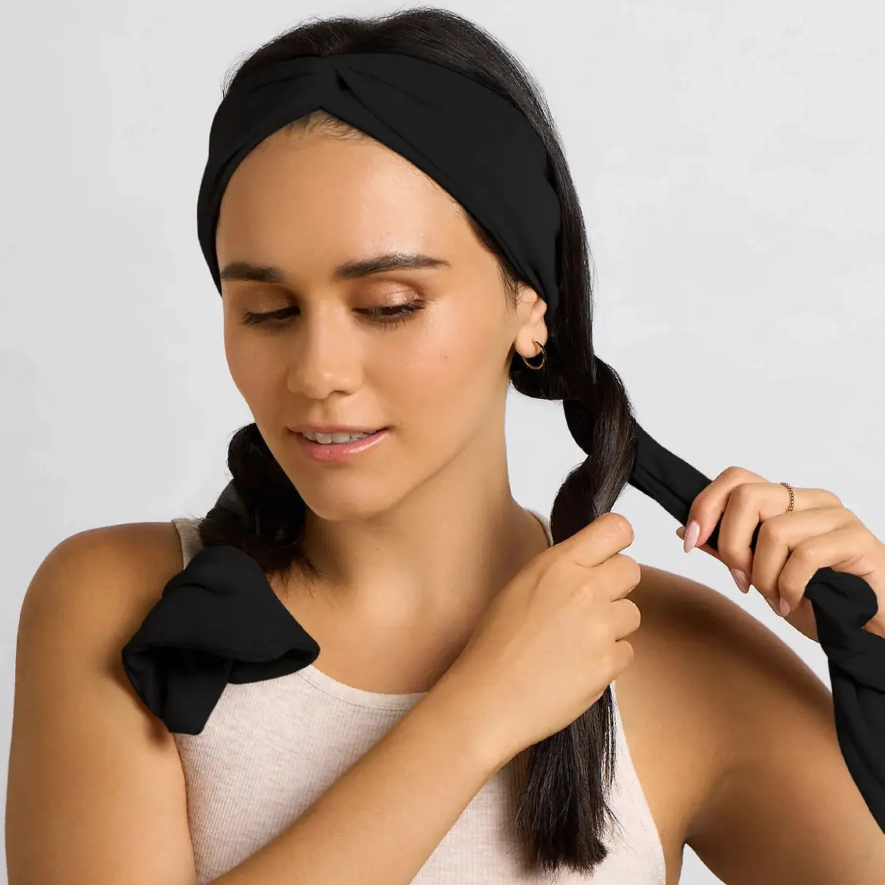 Outlet Set & Flow Heatless Curling Headband Black Haarprobleem