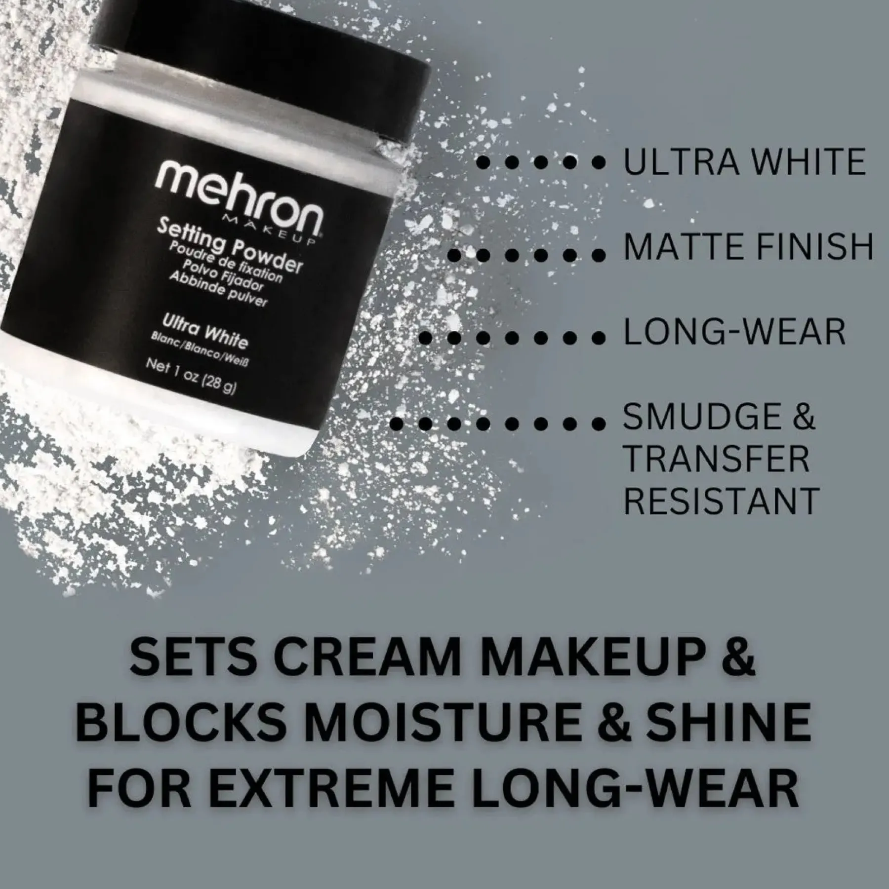 New Setting Powder Ultra White 28 gr. Make-Up Puder|Vegane Makeup Puder