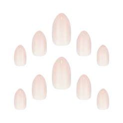 Clearance Sheer Tint Satin Slippers Nails Künstliche Nägel