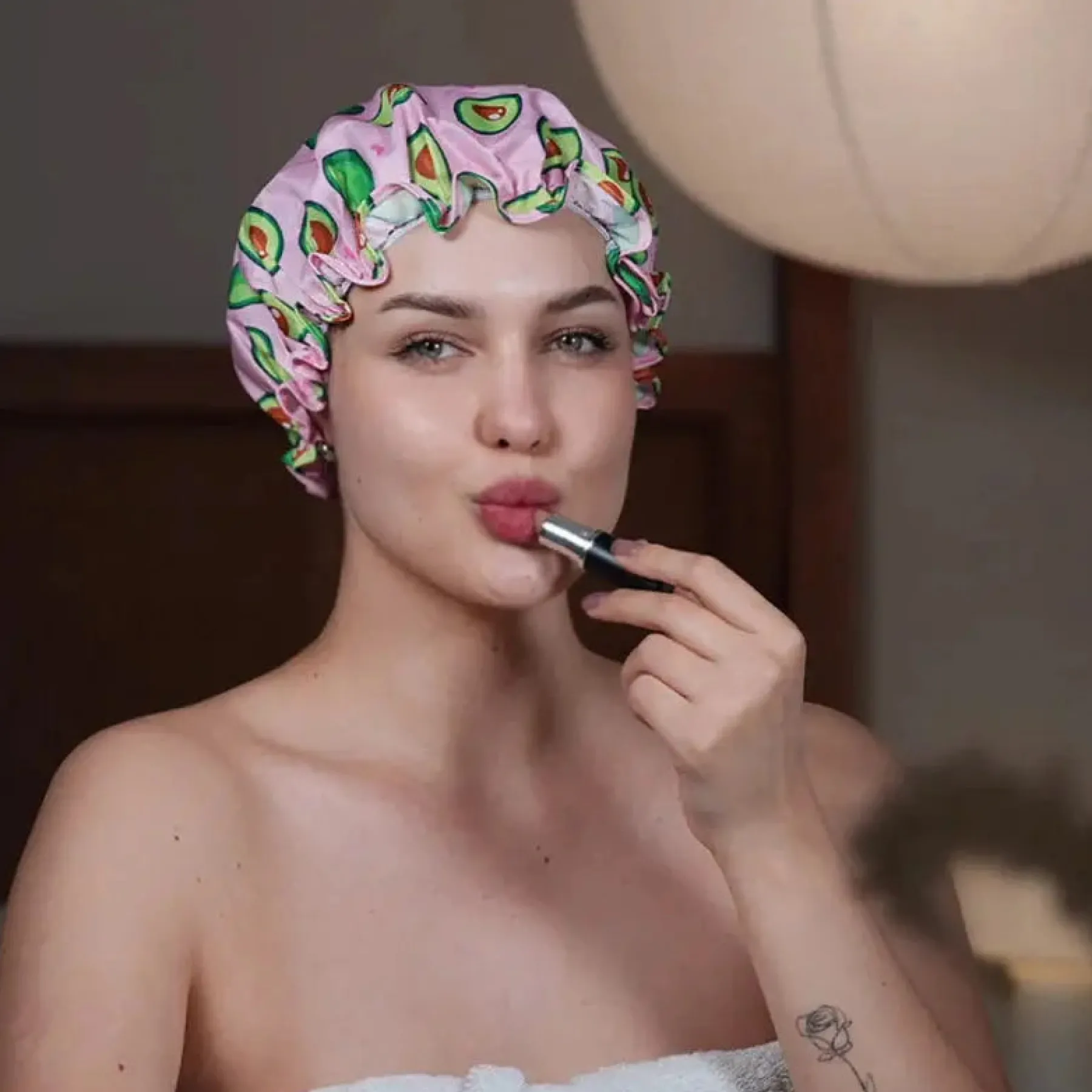 Outlet Shower Cap Avocado Hair Growth
