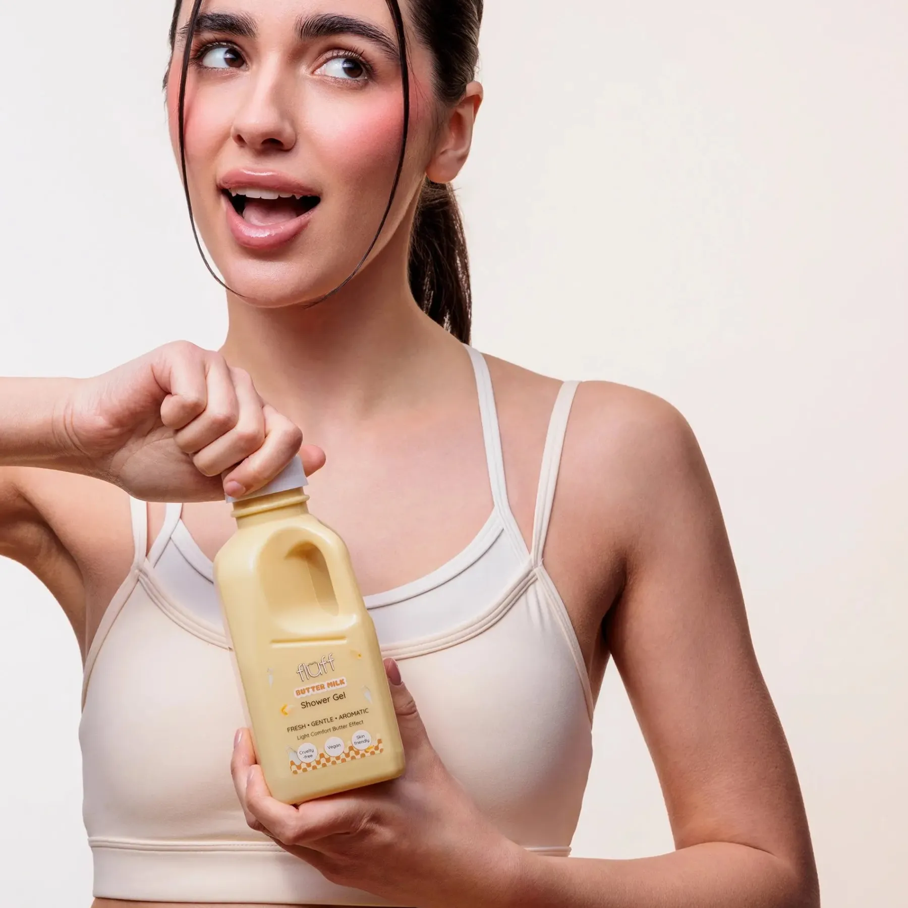 Hot Shower Gel Butter Milk Scent Layering Vanilla|Hautprobleme